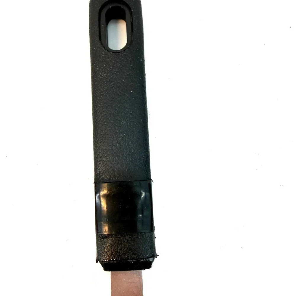 Vintage Ekco BEST RESULTS Stainless Steel Soup Ladle Black Handle Made in USA‎